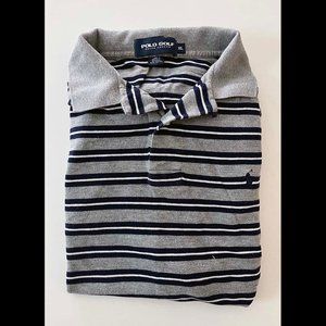 Polo Golf Ralph Lauren Shirt XL Gray Striped